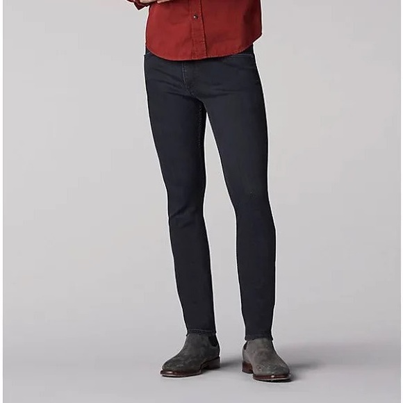 Lee Other - NWT Lee Skinny Fit Black 30 x 32 Jeans in color Stealth Stretch Casual